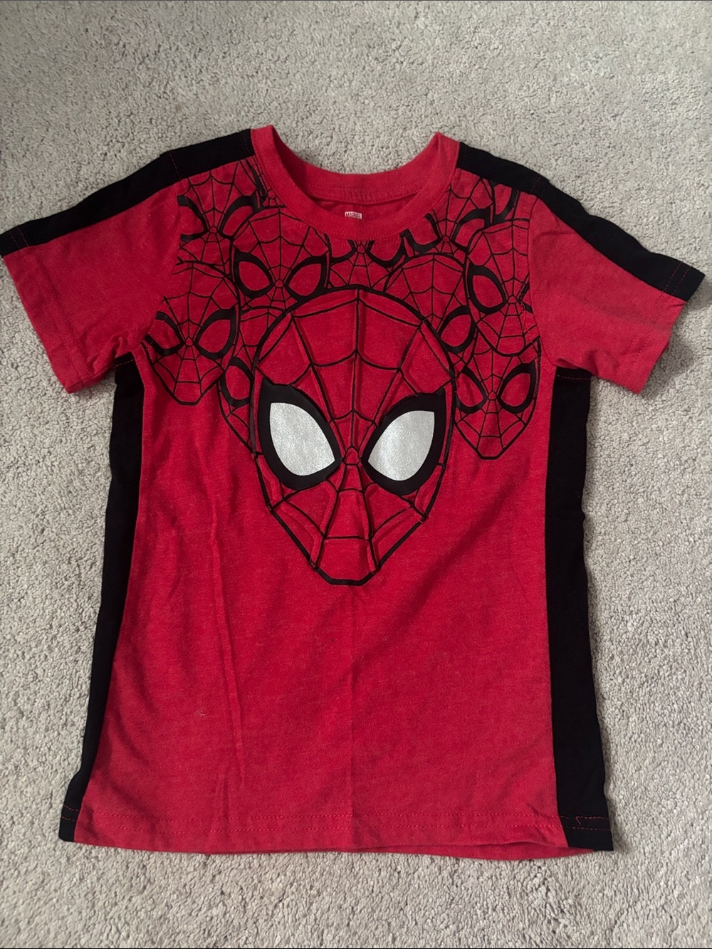 Marvel Spider-Man Red and Black Graphic Tee